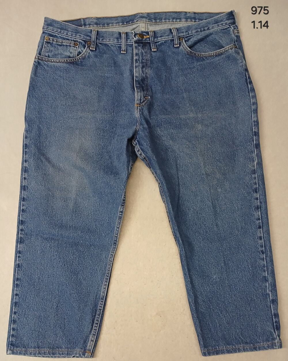 Magellan (44x30) Men's Straight Leg Blue Denim Jeans